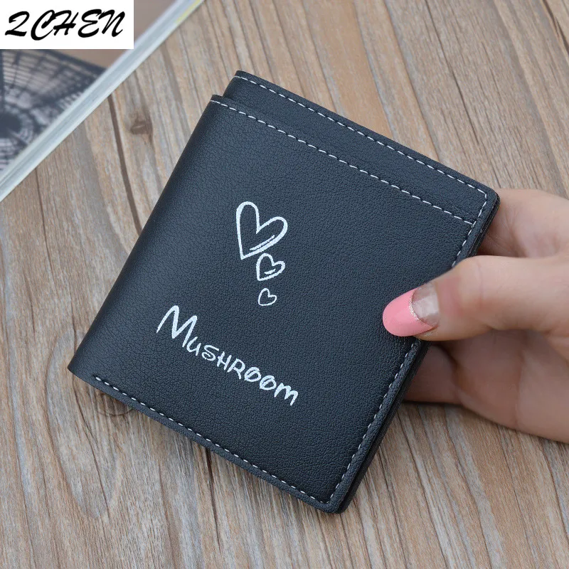 Women Wallets New Arrival Wallet Short  Zipper Purse Patchwork Panelled Wallets Trendy Coin Purse Card Holder seal print 408