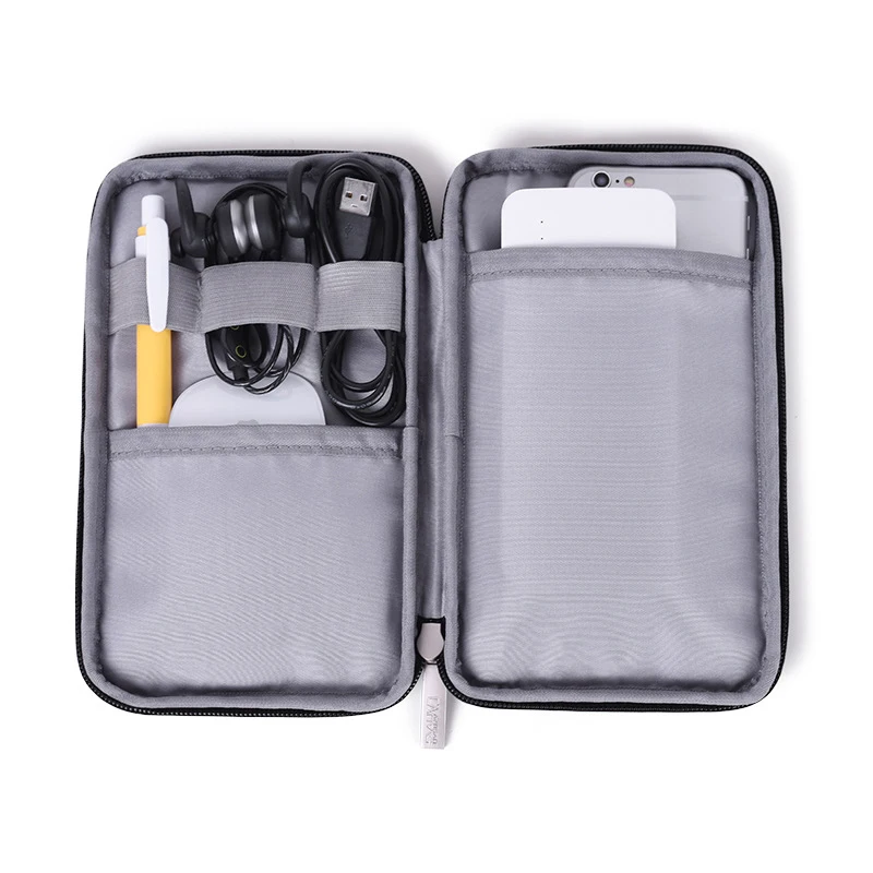 Electronic Accessories Packing Organizers For Earphone USB Charger Data Cable Mobile Phone Bag