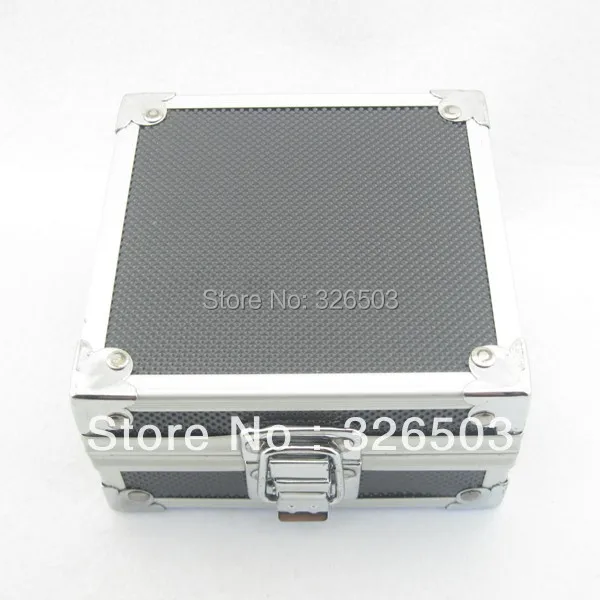 

One Small Aluminum Alloy Black Case Box For Tattoo Machine Guns Supply TMC01-BK