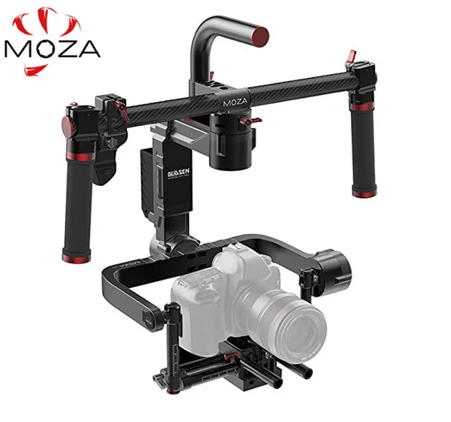 

MOZA Lite 2 II Basic Kit 3-Axis Motorized Handheld Gimbal Brushless Stabilizer Support 5kg Blackmagic Sony A7S2 BMCC BMPCC DSLR