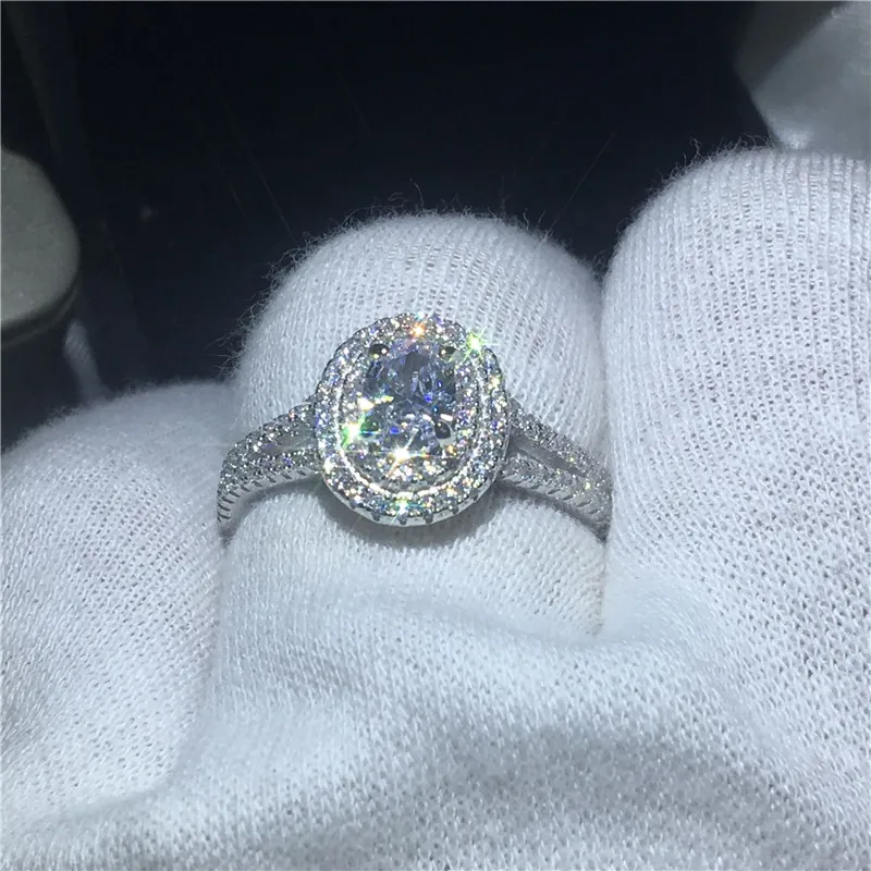 Женское и мужское кольцо из серебра 100% пробы с фианитом|wedding band ring|band ring925 sterling silver