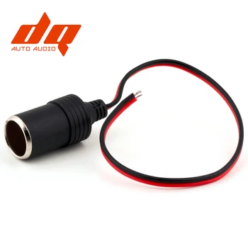 

Pure Copper Car Cigarette Lighter Charger Cable Female Socket Plug Connector Adapter Cable Hot Sell