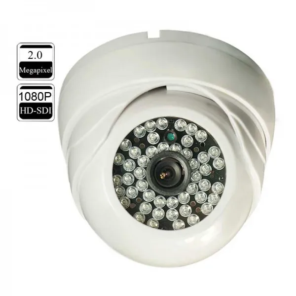 HD безопасности видеонаблюдения SDI купольная Камера 1080 P металла ИК Ночное видение 3.6 мм