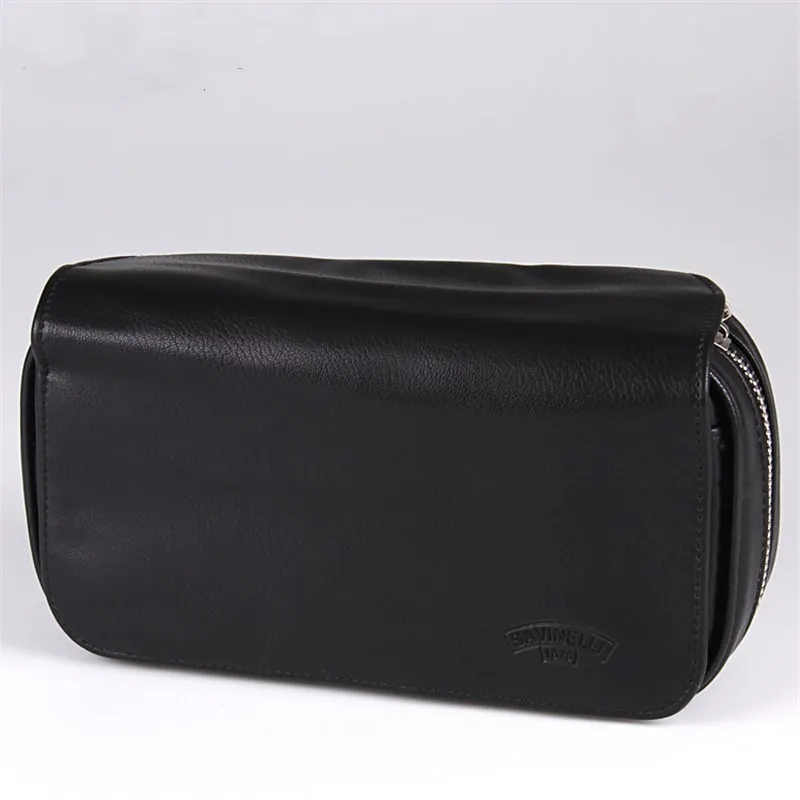 

Big Black Leather pipe pouch/ tobacco bag holder 3 Smoking pipe smoking accessories