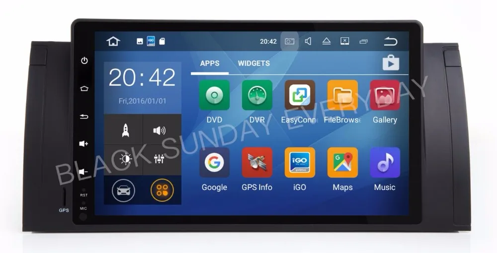 

Full Touch Android 8.0 Two Din 9 Inch Car DVD Video Player For BMW/E39/E53/X5/M5 OCTA Core 4G RAM Radio GPS Navigation FM