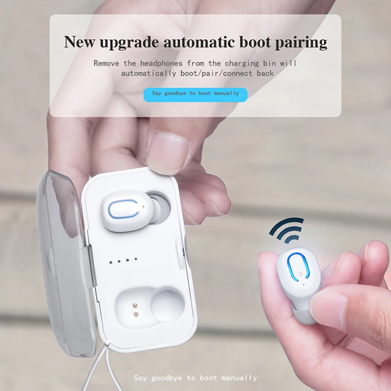 VTIN Wireless Bluetooth Earphone TWS Bluetooth 5.0 Earbuds HiFi 3D Stereo Sound Headphones Button Control For iPhone xiaomi HTC  (7)
