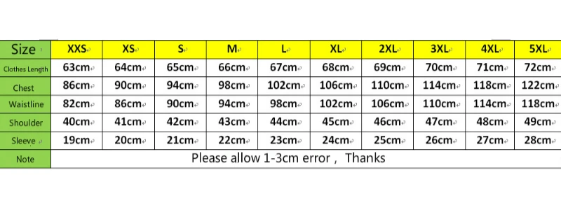 shirt size