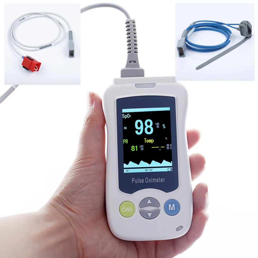 

Handheld Pulse Oximeter Medical Portable Handheld Pulse Oximeter 2 Prode for Infant\Newborn\Neonatal and Child\Baby\Kids