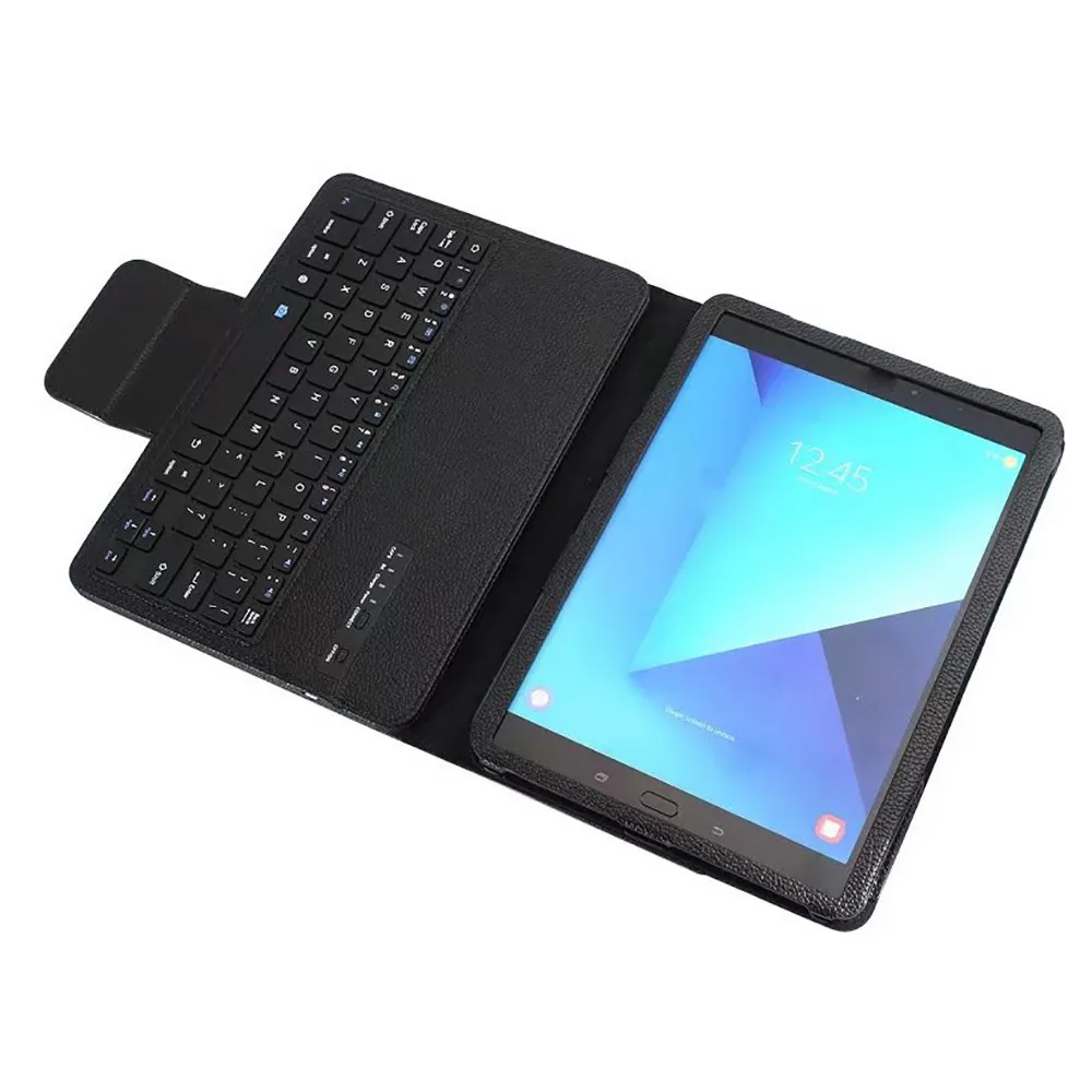 

For Samsung Galaxy Tab s3 9.7 inch Bluetooth Keyboard+ Leather Stand Case Cover tabelt protective case with keyboard new A30