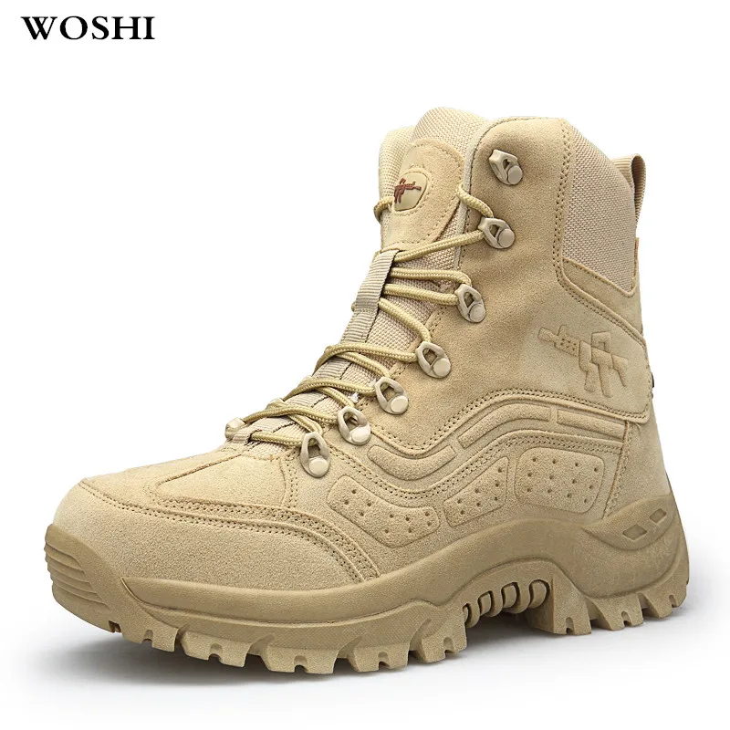 

Winter Autumn Men Military Boots Special Force Tactical Desert Combat Ankle Boats outdoor Army Work Shoes Leather Snow Boots k3
