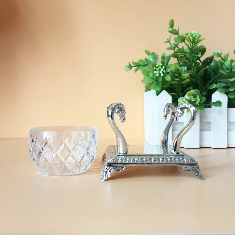 Creative Sugar Box Salad Cup Seasoning Calendula Golden Silver candy Box european personality favor box gift box (1)