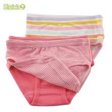 SLAIXIU 6 Pcs/Lot Cotton Kids Underwear Boys Girls Baby Briefs High Quality Organic Short Panties For Children’s Clothing 2-8 Y