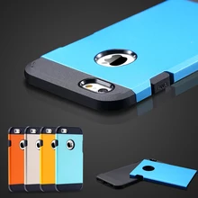 For Apple Iphone 6 & 6 Plus Case Two Size Luxury Ultra Thin 2 In1 Armor TPU+PC Hard Back Tough Cover Cases For Iphone6 With Logo