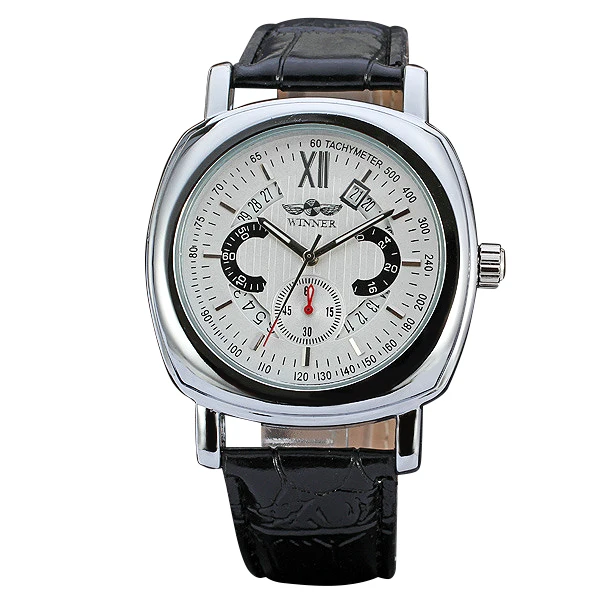 

Sports Watches for Men 2018 Top Luxury Brand WINNER Men's Mechanical Automatic Wrist Watches Calendar Date Relogio Masculino