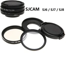 Новые аксессуары SJCAM 40,5 мм CPL фильтр+ Slin UV фильтр+ крышка объектива для SJ6 Legend/SJ7 Star/SJ8 pro/Air экшн-камера защита объектива