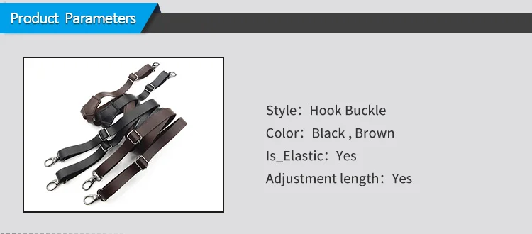 Leather Hook Buckle Suspenders Innovative Men Pliers Women Braces Gun And Strap