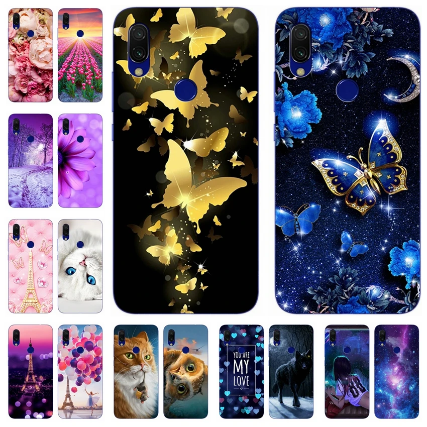For Xiaomi Redmi 7 Note 8 8T pro Silicone Cover Case on Phone back Coque Xiomi 8t Bumper Capa |