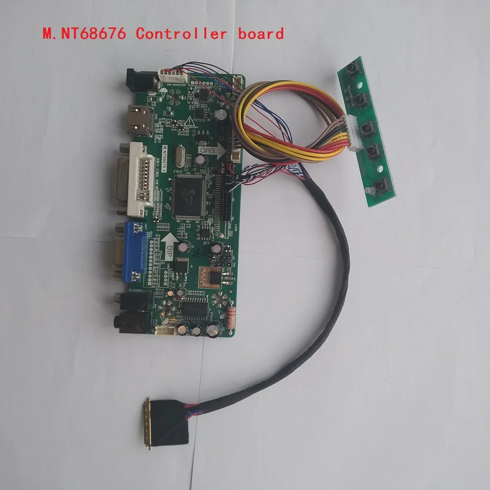 HDMI+DVI+VGA LCD Lvds Controller Board Kit for LED Panel HSD160PHW1-B00 1366X768