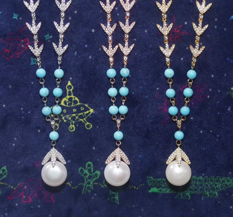 

Designer Fashion 925 Sterling Silver Jewelry 3A Cubic Zirconia Party Adjustable Necklace