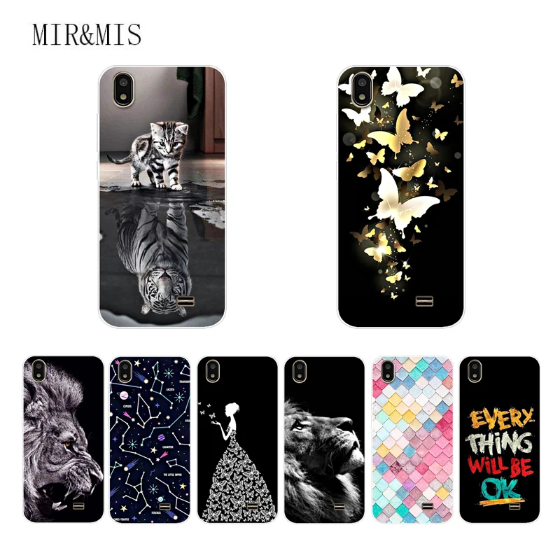 

For Prestigio Wize Q3 4.95 Phone Case Silicone Back Cover Protective Printed Funda Case For Prestigio Wize Q3 PSP3471 Duo
