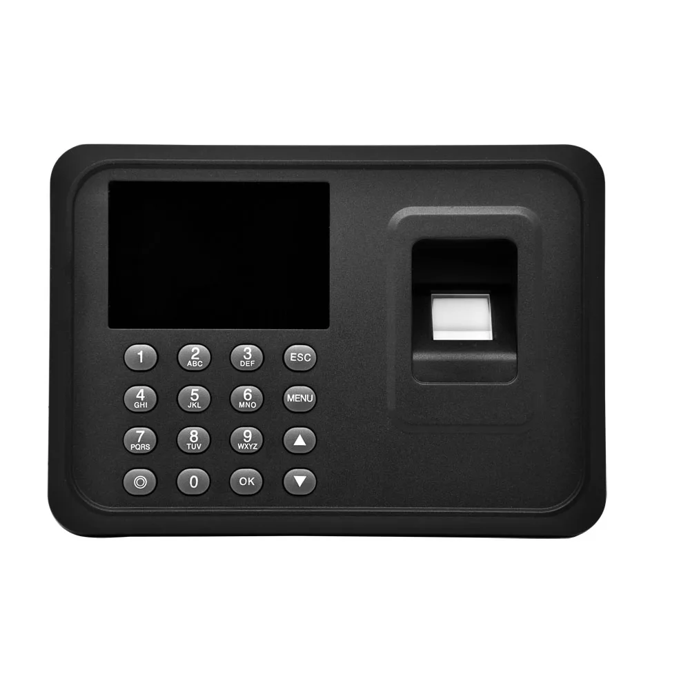 A6 biometric fingerprint punch usb time clock office attendance system recorder timing employee machine reader Spanish