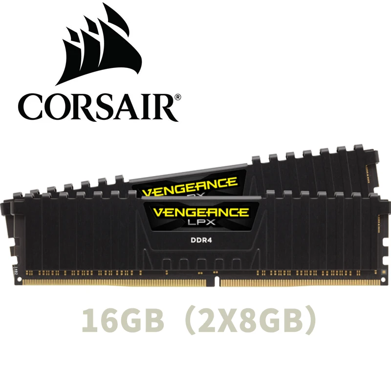 

CORSAIR VENGEANCE LPX 16GB (2 x 8GB) DDR4 PC4 DRAM 2400Mhz 3200Mhz 3000MHz C16 Memory Kit Module Desktop memory ram DIMM