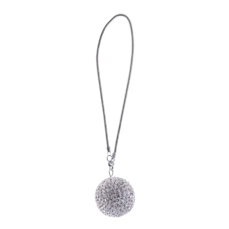 

Car Pendant Diamond Crystal Ball Automobile Decoration Charm Auto Interior Rear View Mirror Suspension Hanging Ornament Gifts