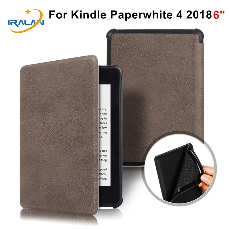 Магнитный смарт-чехол для Amazon New Kindle Paperwhite 2018 выпущенный чехол для Kindle Paperwhite 4 10th Generation 6,0 "+ пленка + ручка