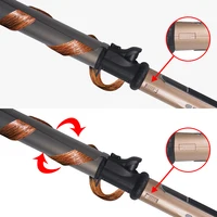Bigoudi professionnel en titane Nano, Styles de taille de diamètre, avec LED numérique, couleur noir + or, fer à friser rotatif automatique 3