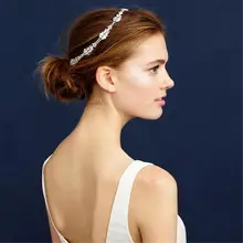 Wedding Headband Forehead Head Chain Hair Jewelry Tiara Rhinestone Tiaras And Crowns Bridal Hair Accessorie Headpiece WIGO0548