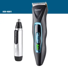 Kemei KM-4001 110-240 в 3 Вт 50-60 Гц Мужская Профессиональная комбинированная электрическая машинка для стрижки волос+ устройство для стрижки волос в носу