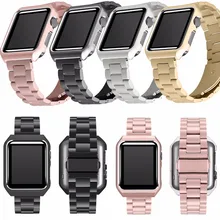 Fashion Stainless Steel Watch band Strap for apple watch 42 mm 38 mm link bracelet Replacement Watchband for iwatch serise 1 2 3