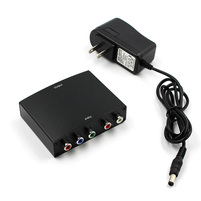 Горячая продажа RGB компонент (YPbPr) видео + R/L аудио адаптер конвертер HD ТВ к HDMI 1080P