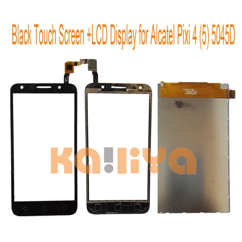 For Alcatel One Touch Pixi 4 5 5045 5045D 5 0 Black Touch Screen font b