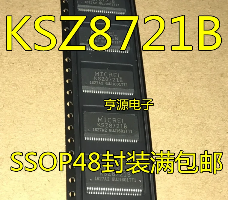 5 шт. KSZ8721 KSZ8721B SSOP48 упаковка новый оригинальный продажа лот хорошего качества |