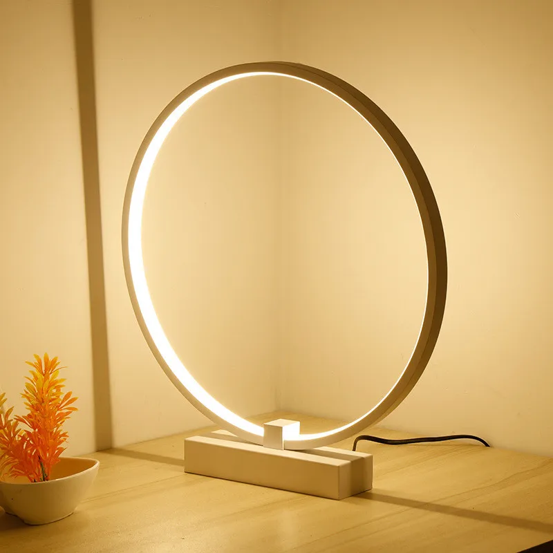 circle desk lamp