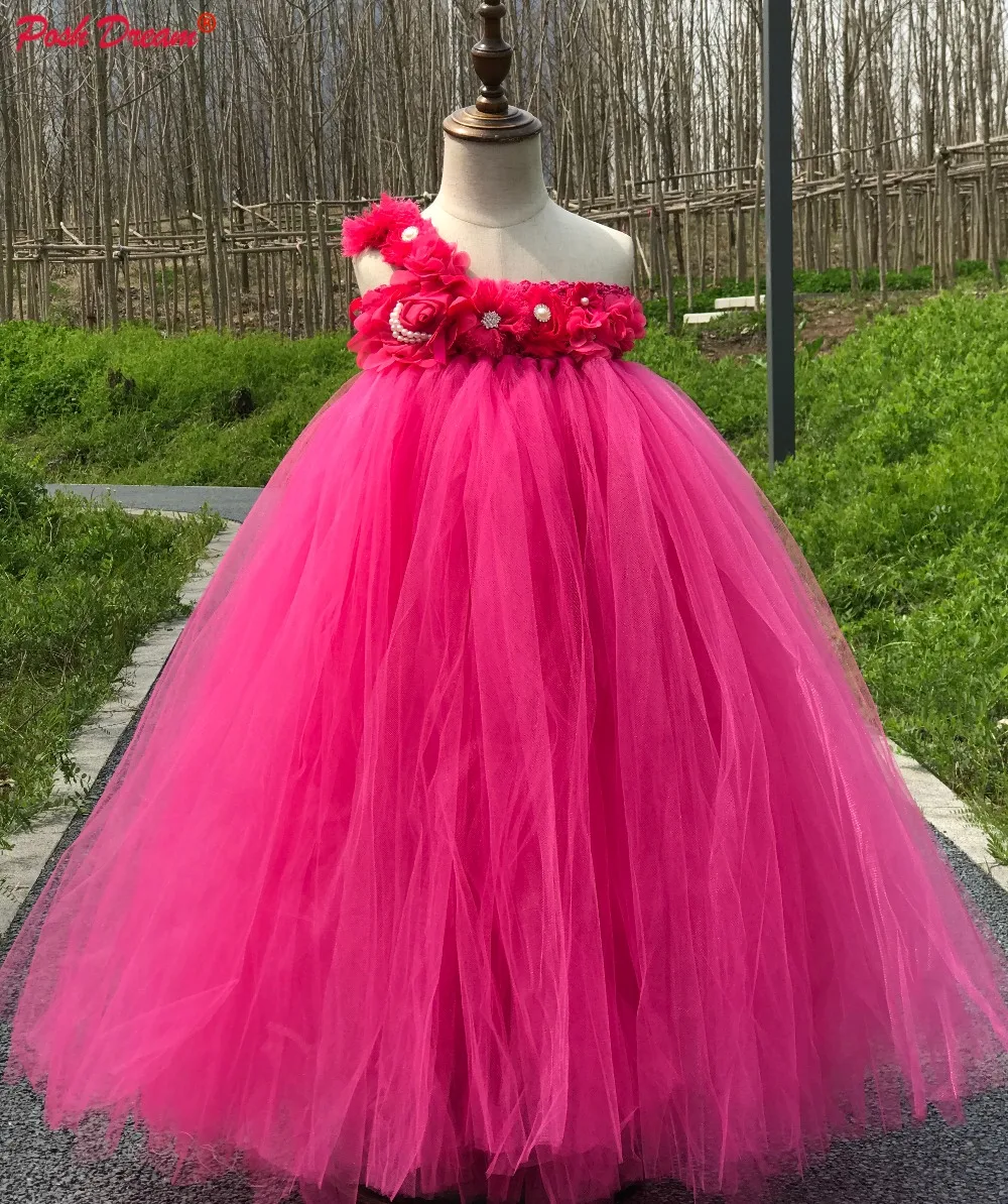 Hot Toddler Kid Baby Girl Floral Skirt Dress Party Princess Wedding Tutu Dresses