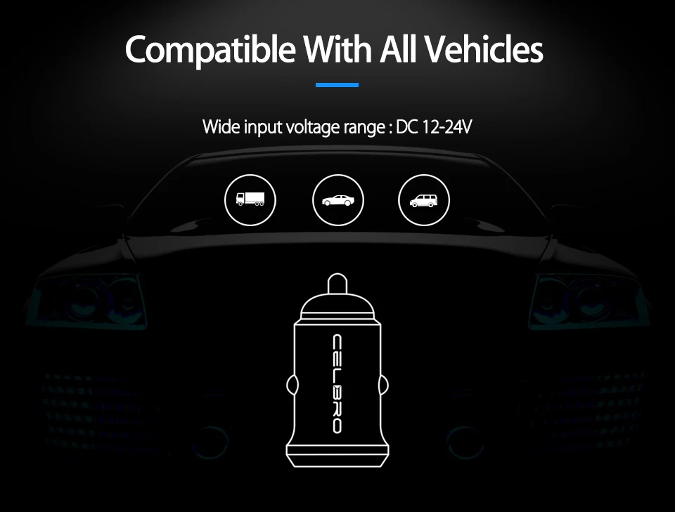 Двойной USB Автомобильное зарядное устройство адаптер 4.8A мини металлическое автомобильное зарядное устройство для мобильного телефона автомобильное USB зарядное устройство автоматическая зарядка 2 порта 24 Вт для Samsung iPhone