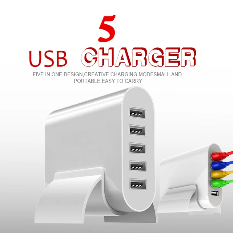 

5usb charger, 8A multi-port usb universal adapter