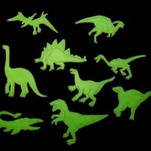 9 шт./компл. светится в темноте динозавры игрушки наклейки Наклейка на потолок Детская комната и вечерние игрушки