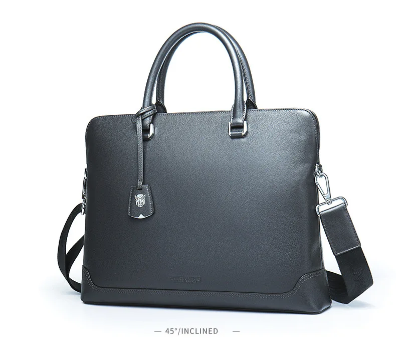 

The latest men's handbag, leisure business briefcase, shoulder bag, new fashion real leather bag.