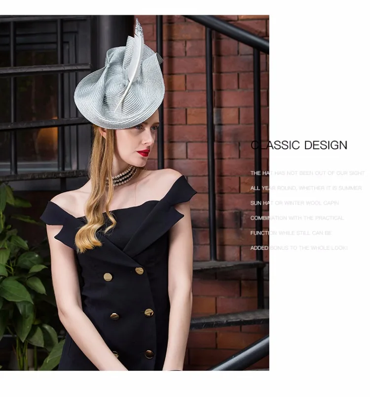 3_elegant wedding hats and fascinators