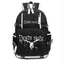 Anime Death Note Cartoon Luminous Glow in Dark Backpack Shoulder Bag Schoolbag Laptop Bags Rucksack Gift