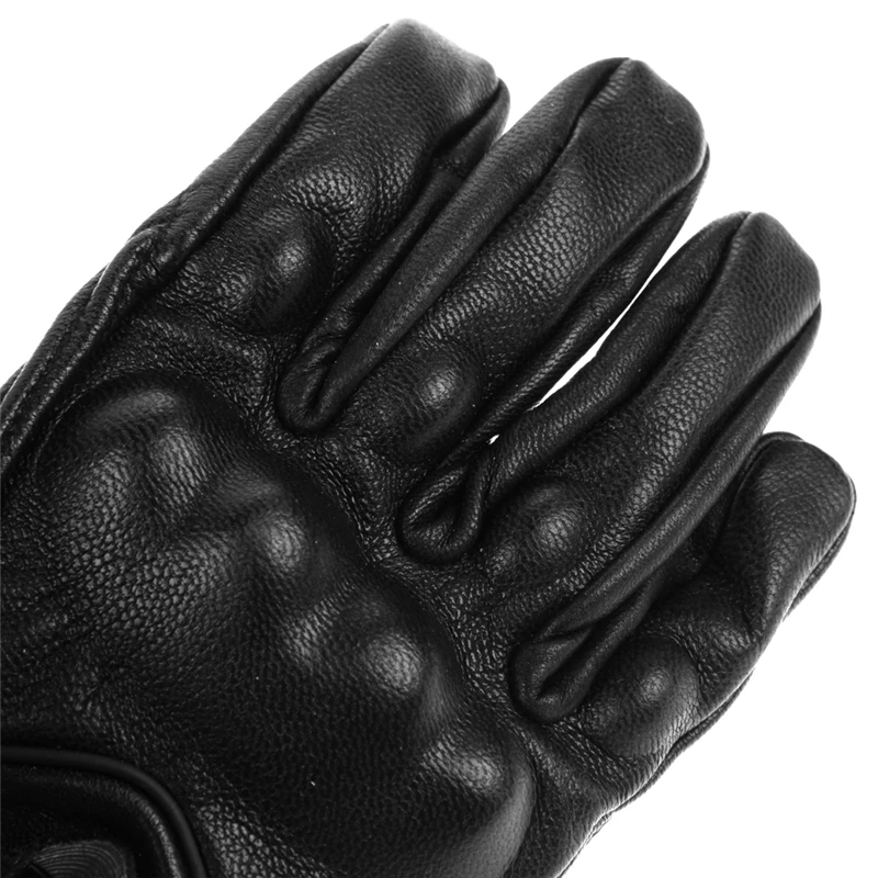 Мотоциклетные Перчатки с сенсорным экраном из натуральной кожи для езды на велосипеде, полный палец, мотоперчатка, мужские гоночные мотоциклетные защитные перчатки Guantes Luvas