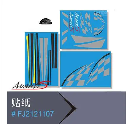 Decal set for Freewing Avanti S 80mm edf rc jet airplane model