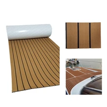 2400*600*6 мм самоклеящийся морской настил лист для круиза палуба судна анти-скольжения напольный коврик EVA Yacht Teak Foam лист ковер для пола