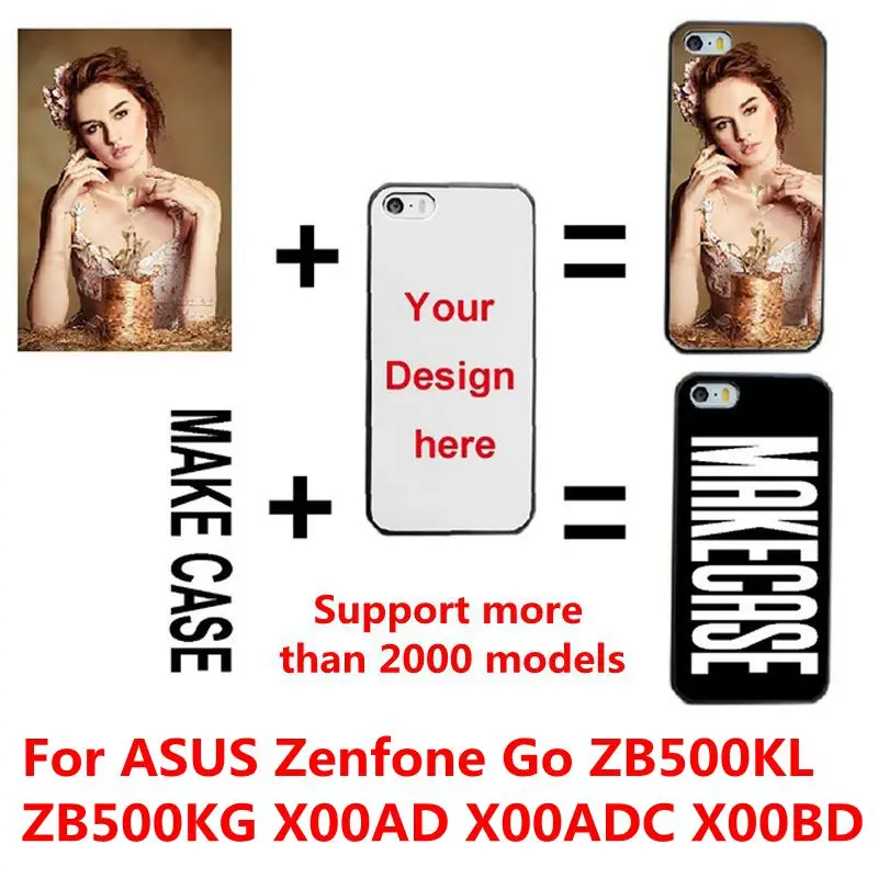 

DIY Personalized custom photo name Customize printing your design picture cover case for ASUS Zenfone Go ZB500KL ZB500KG X00AD