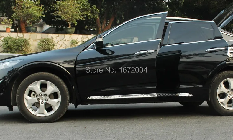 Нержавеющая сталь Боковая дверь кузова литья Накладка для Honda Crosstour 2012