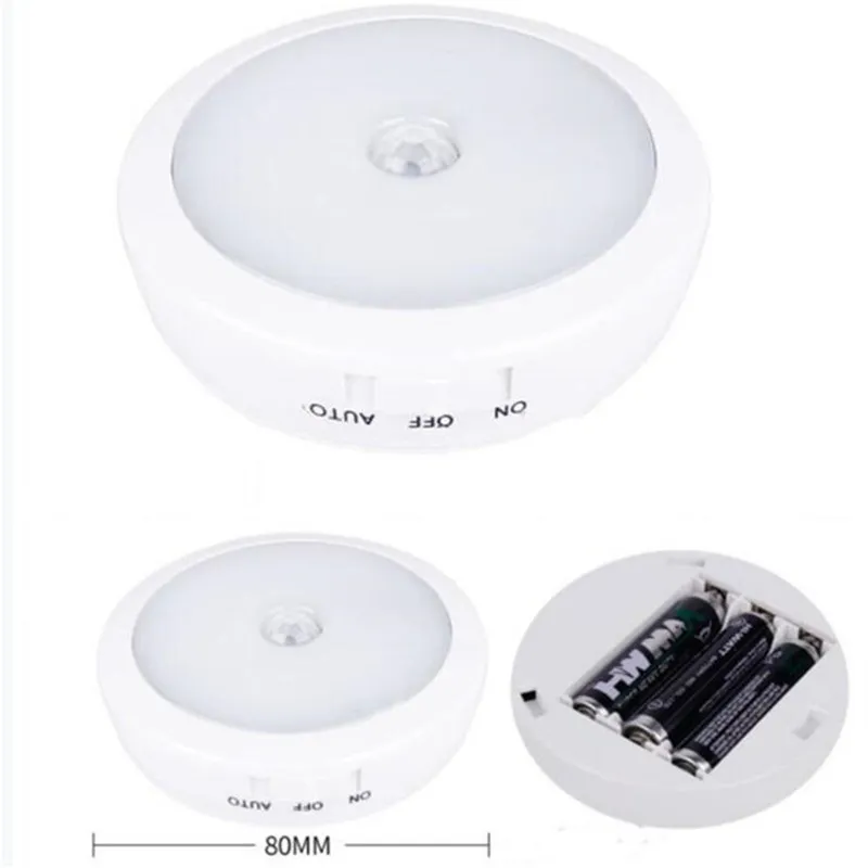 Infrared PIR Motion Sensor Led Night Light Wireless Detector Light control Auto OnOff wall Lamp for Closet Corridor Cabinet WC (5)