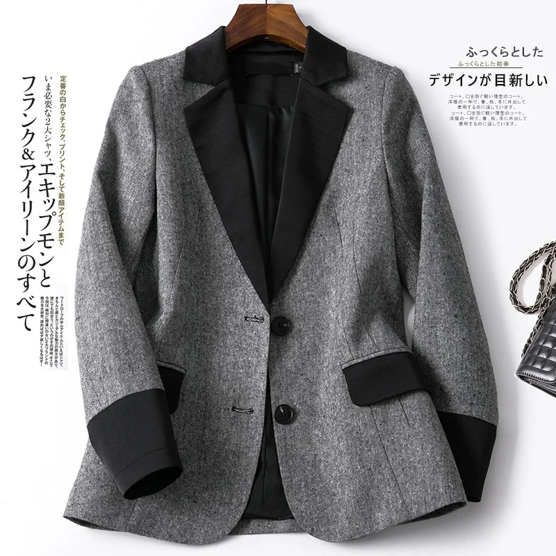 Shuchan Fashion Blazer Feminino Women's Jacket Autumn Winter 2019 New Items Designer Jacket Female Bleizer Mujer VS19A044
